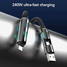 كابل شحن USB متعدد 4 في 1
