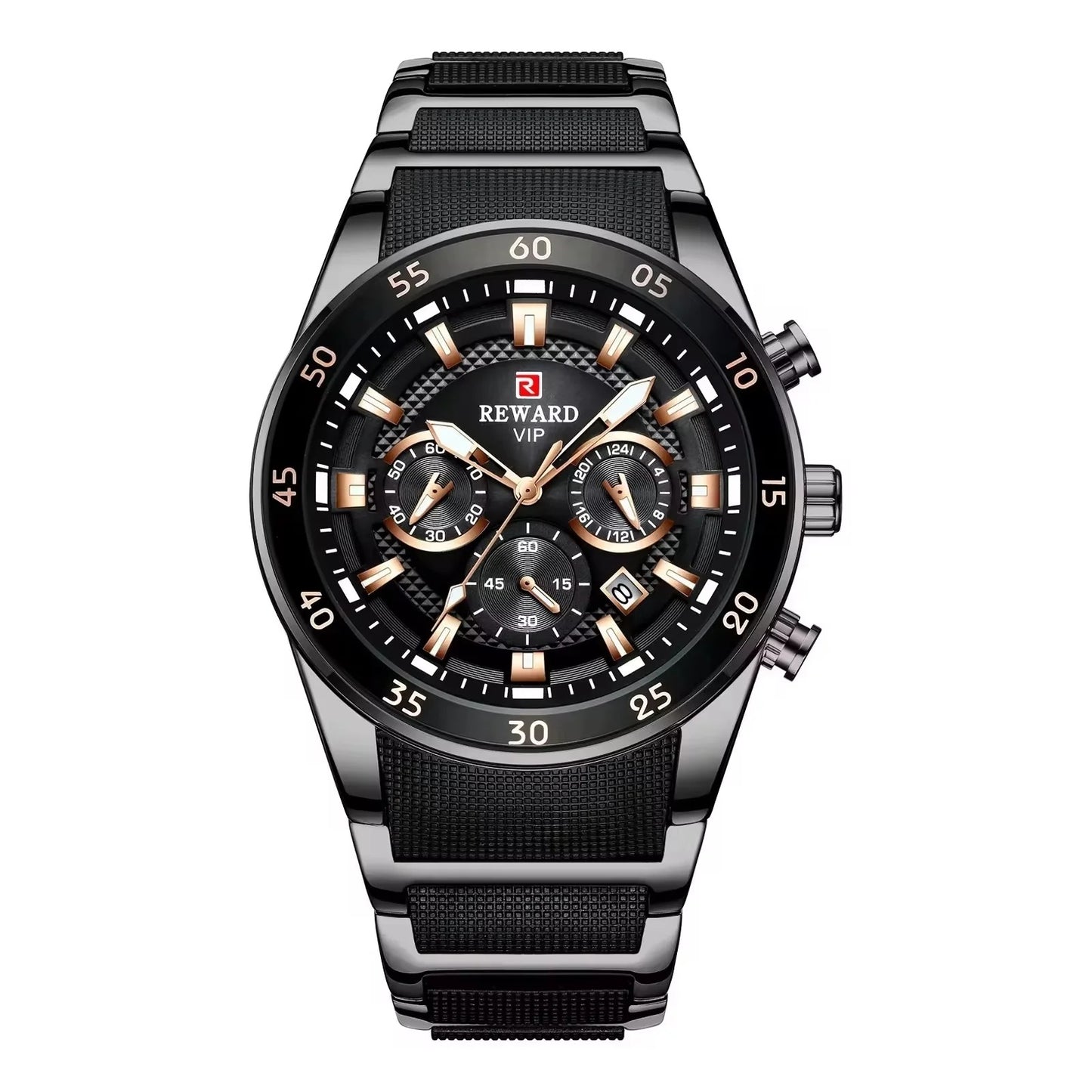 Luxury Men's Quartz Watch- Prestige Analog Edition